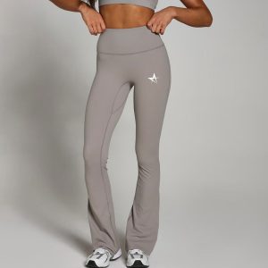 Contrast Texture Leggings – Espresso