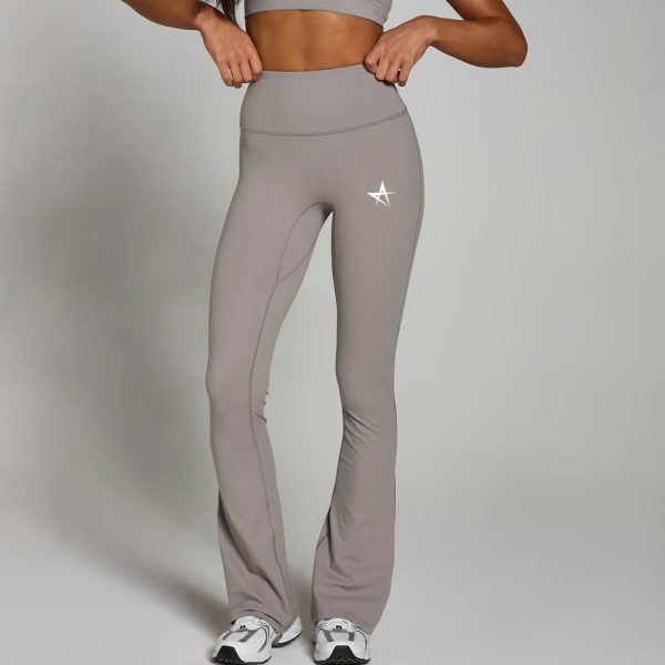 Contrast Texture Leggings - Espresso