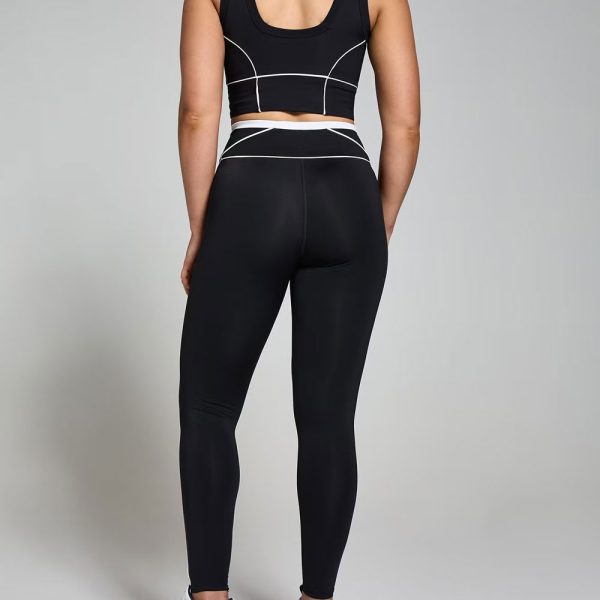 Flared Leggings - Mushroom - Image 2