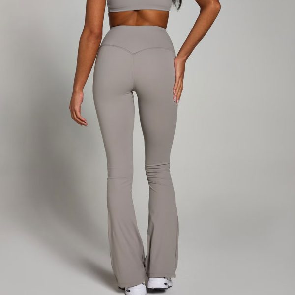 Contrast Texture Leggings - Espresso - Image 2