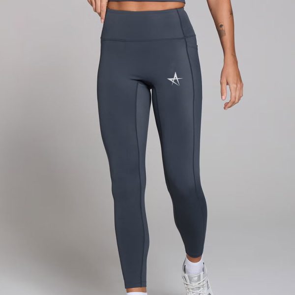 Graphic Training Leggings - Coffee