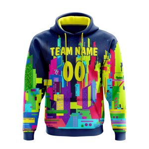 Custom Sublimated Hoodie with All Over Print
